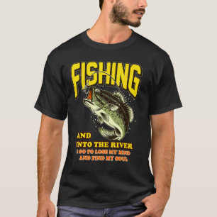Camiseta Pescaria E No Rio Eu Vou Para Perder a Minha Mente
