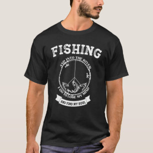 Camiseta Pescaria E No Rio Eu Vou Para Perder Minha Mente F