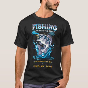Camiseta Pescaria e no rio eu vou perder e encontrar