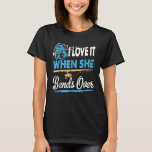 Camiseta Pescaria Engraçada Pescador-Pescador Acampando a C
