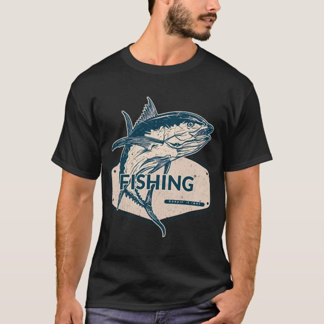 Camiseta Pescaria mantendo isso real (Frente)