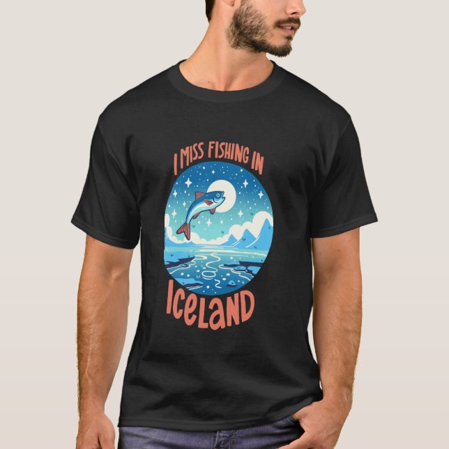 Camiseta Pescaria na Islândia (Frente)