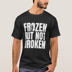 Camiseta Pescaria no Gelo Congelado Mas Não Quebrado
