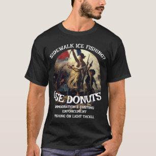 CAMISETA PESCARIA NO GELO IMIGRAÇÃO FISCALIZAÇÃO COSTUMES D