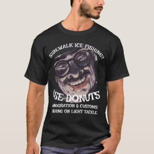 CAMISETA PESCARIA NO GELO IMIGRAÇÃO FISCALIZAÇÃO COSTUMES D