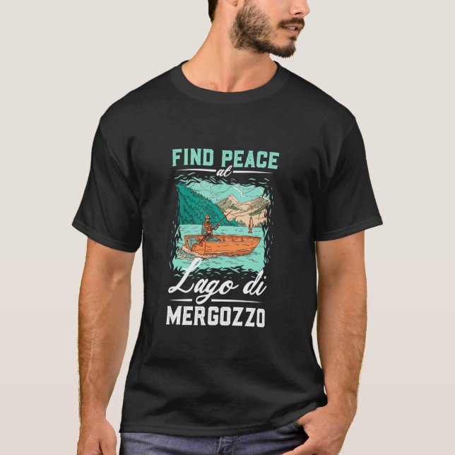 Camiseta Pescaria no Lago di Mergozzo (Frente)