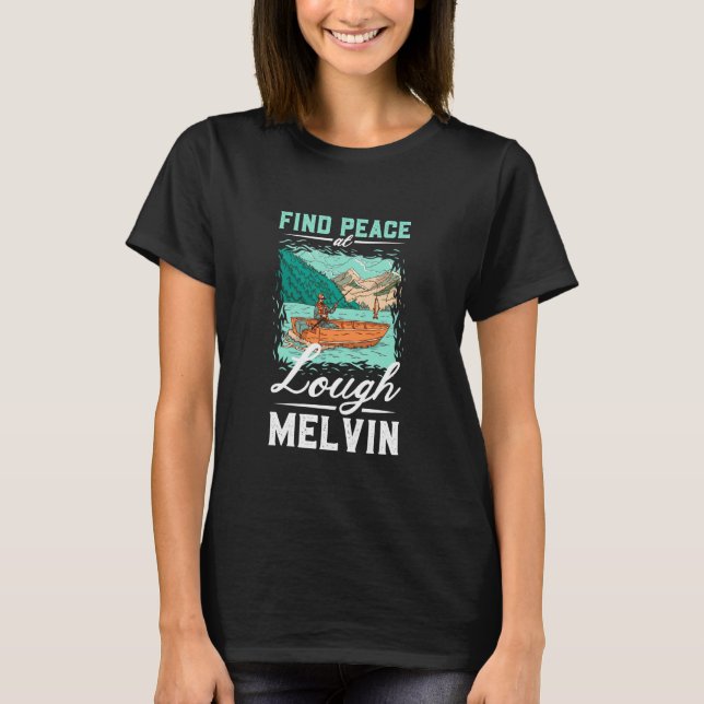 Camiseta Pescaria no Lough Melvin (Frente)