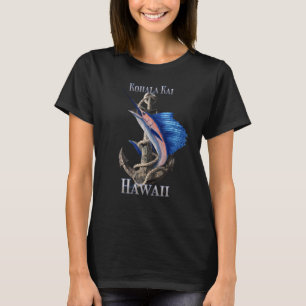 Camiseta Pescaria no Oceano Espadim Marlim Kohala Kai Hawai
