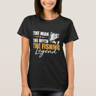 Camiseta Pescaria O Homem Mito Lenda Pescador Legal