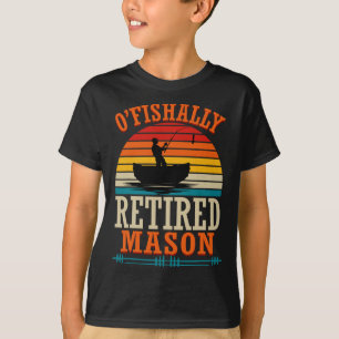 Camiseta Pescaria O'fishally Aposentado Pedreiro