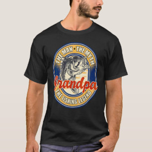 Camiseta Pescaria Para Vovô Dia Dos Pais Pescaria Pescador