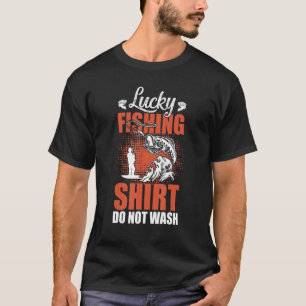 Camiseta Pescaria Pesca Sortuda Não Lavar Pescador Divertid