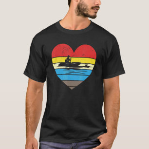 Camiseta Pescaria Retro Coração Pescador