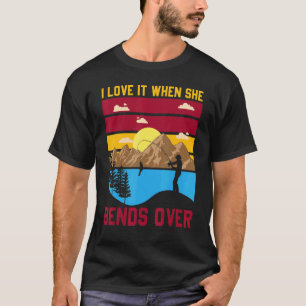 Camiseta Pescaria S Para Homens Eu Adoro Quando Ela Se Incl