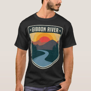 Camiseta Pescaria Vermelha Branca E Bruh Bandeira Americana