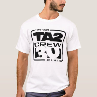 Camiseta Pescoço da tripulação (B) (branco)
