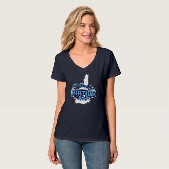 Camiseta Pescoço V feminino (Frente Completa)