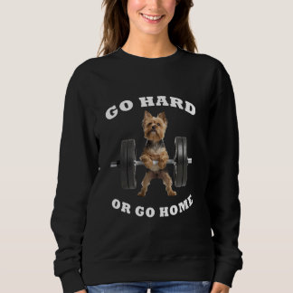 Camiseta Peso da Bomba Levantando Funny Yorkshire Terrier 3