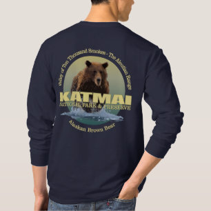 Camiseta PESO de Katmai (urso de Brown)