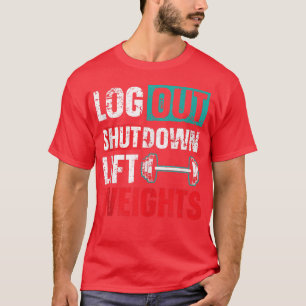 Camiseta Peso do Instrutor de Gym do Bodybuilder Workout de