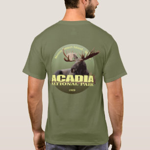 Camiseta PESO do parque nacional do Acadia (alce)