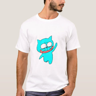 Camiseta Pesoo Crazy Art Cat