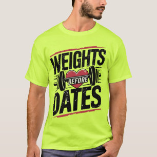 Camiseta Pesos da Vida de Academia Antes dos Encontros