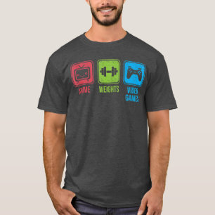 Camiseta Pesos de Anime Video Games Otaku Treinoankop vinta