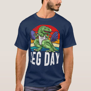 Camiseta Pesos Engraçados Levantando O Quadrado Rex Do Dia