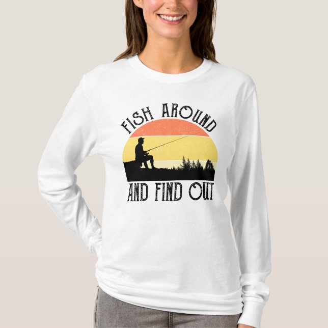 Camiseta Pesque Por Perto E Descubra (Frente)