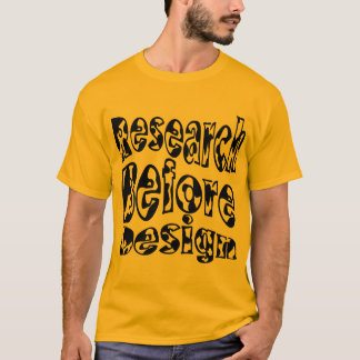 Camiseta Pesquisa Antes da Design