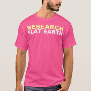 Camiseta Pesquisa da Terra Plana