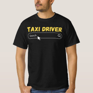 Camiseta Pesquisa de Driver de Táxi