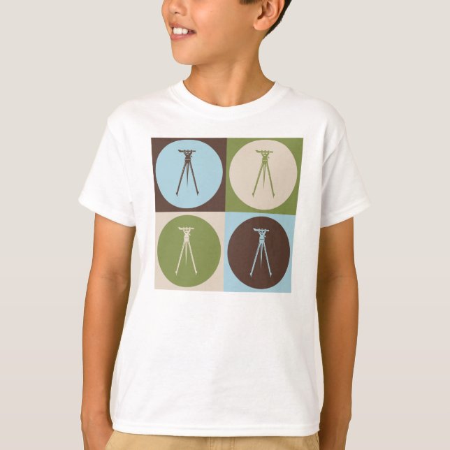 Camiseta Pesquisa de pop Art (Frente)