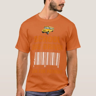 Camiseta Pesquisa de Profissão de Motorista de Ônibus Escol