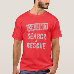 CAMISETA PESQUISA DE UNIDADE K-9
