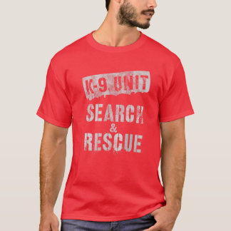 CAMISETA PESQUISA DE UNIDADE K-9