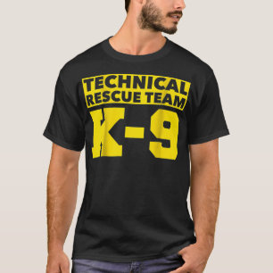Camiseta Pesquisa do K9 Canine Technical Rescution Team TRT