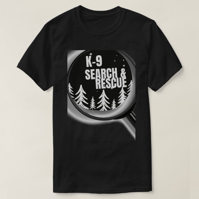 Camiseta Pesquisa e Resgate do K9 SAR 2 (Frente do Design)