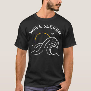 CAMISETA PESQUISADORES DE ONDA SURFANTE PARA SURF DE CLASSE