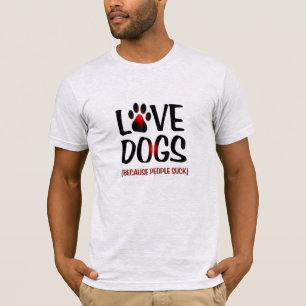 Camiseta Pesquisas relacionadas diz humor, xícaras de cão