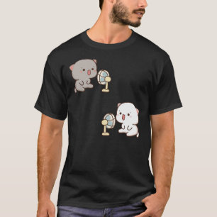 Camiseta Pêssego Bonito E Momento Engraçado De Goma Com Ven