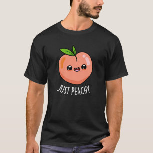 Camiseta Pêssego Engraçado Pêssego Escuro BG