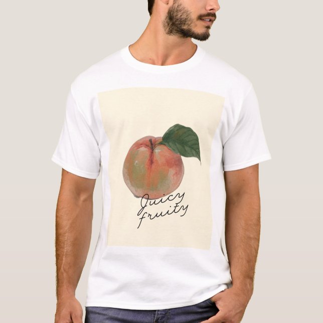 Camiseta Pêssego ; Suculento & Frutado  (Frente)