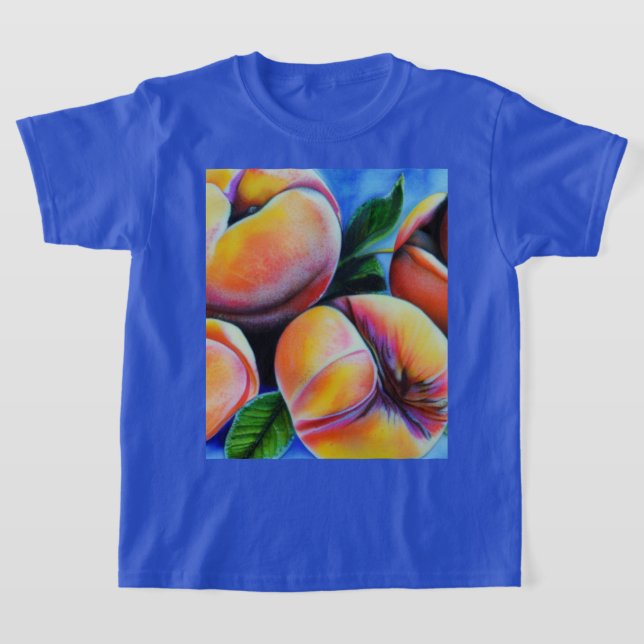 Camiseta Pêssegos bonito (Postura )