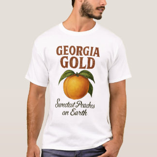 Camiseta Pêssegos mais doces de ouro da Geórgia
