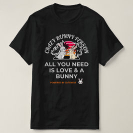 Camiseta Pessoa Coelha Louca