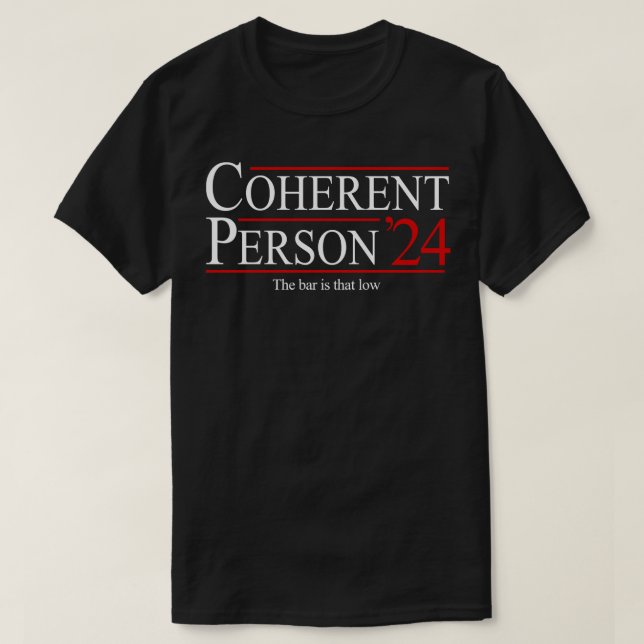 Camiseta Pessoa Coerente 2024 (Frente do Design)