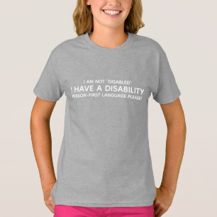 Camiseta Pessoa com Deficiência em Primeiro Lugar