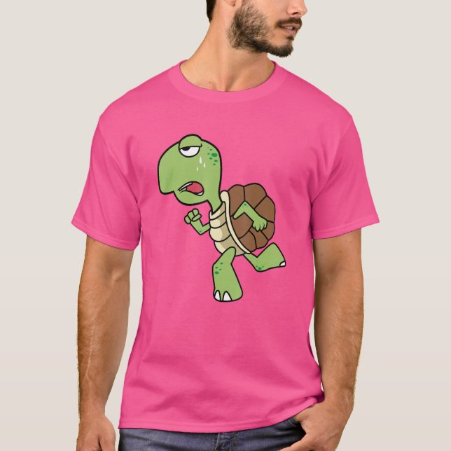Camiseta Pessoa Competitiva Turtle Runner (Frente)